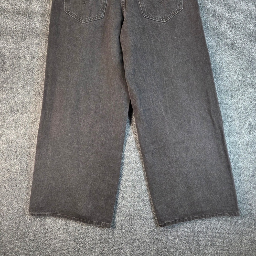 Levi's 94 Baggy Jeans Women's 28x31 Black Wide Leg High Rise 100% Cotton NWT - Picture 8 of 13